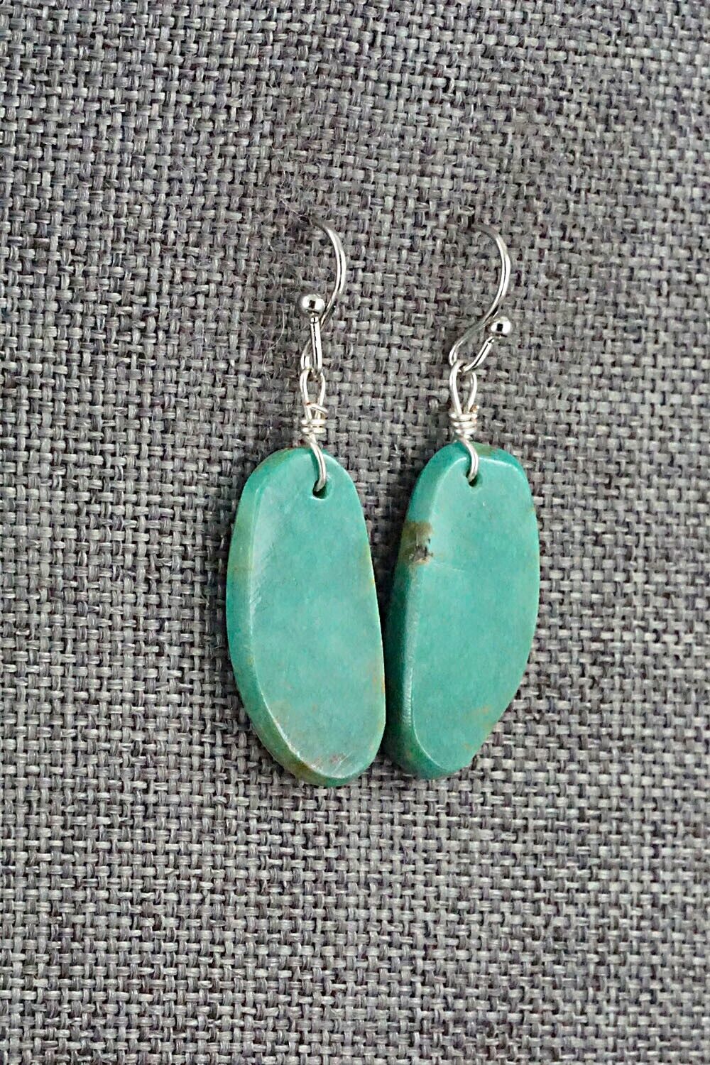Turquoise & Sterling Silver Earrings - Joe Garcia