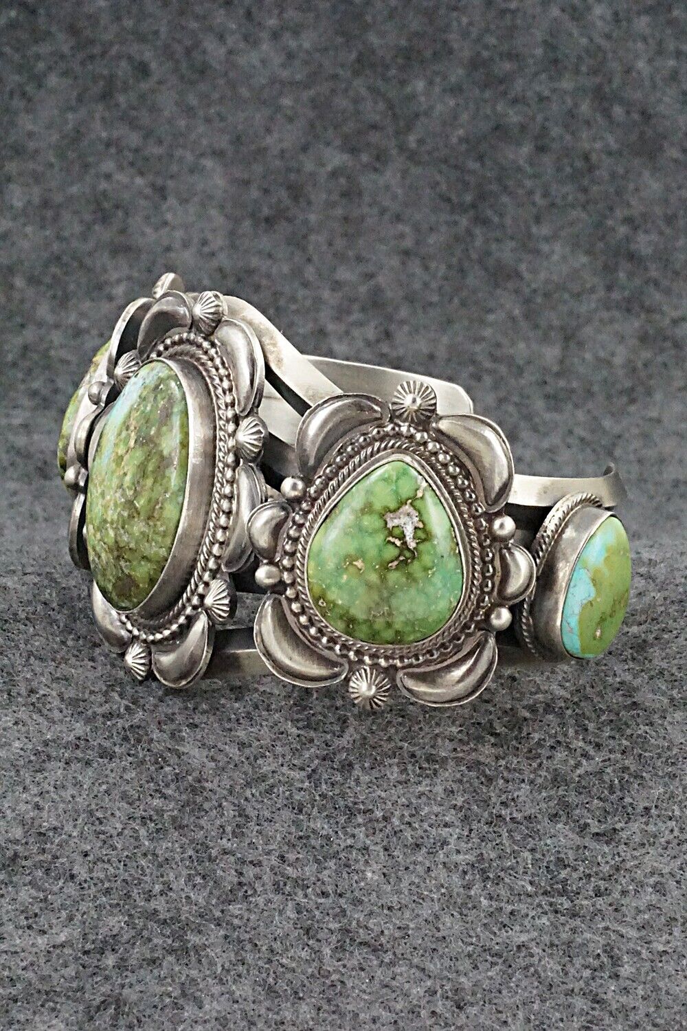 Turquoise & Sterling Silver Bracelet - Tom Lewis