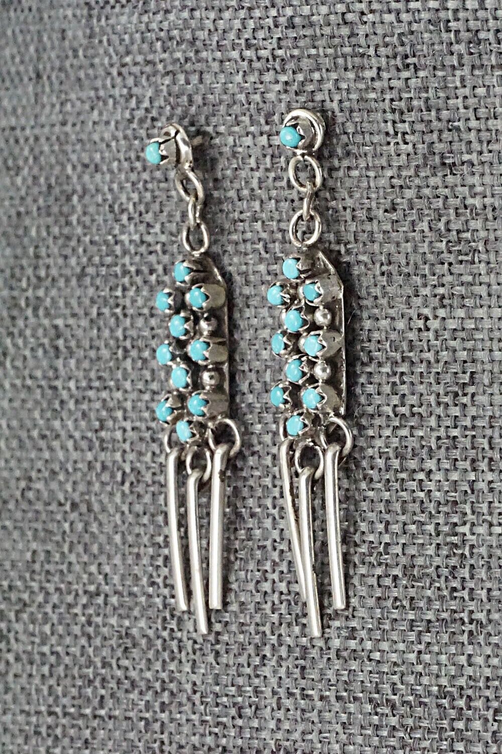 Turquoise & Sterling Silver Earrings - Arlene Quam