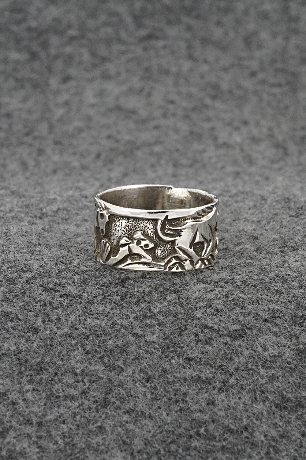 Sterling Silver Ring - Lloyd Becenti - Size 8.5