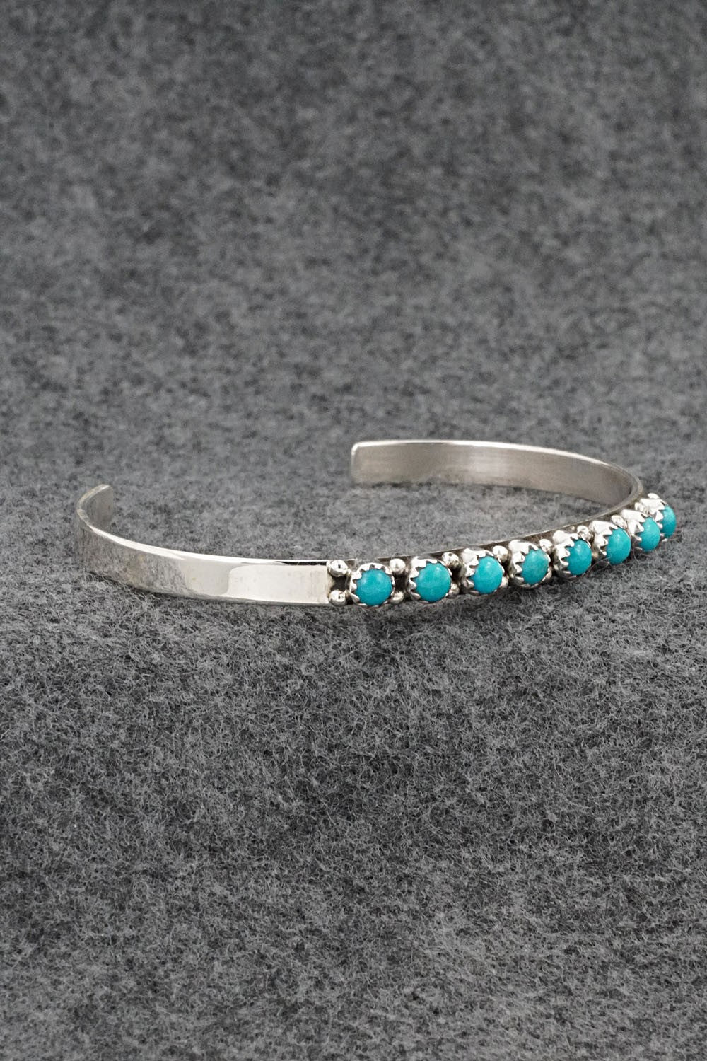 Turquoise & Sterling Silver Bracelet - Gaynell Parker