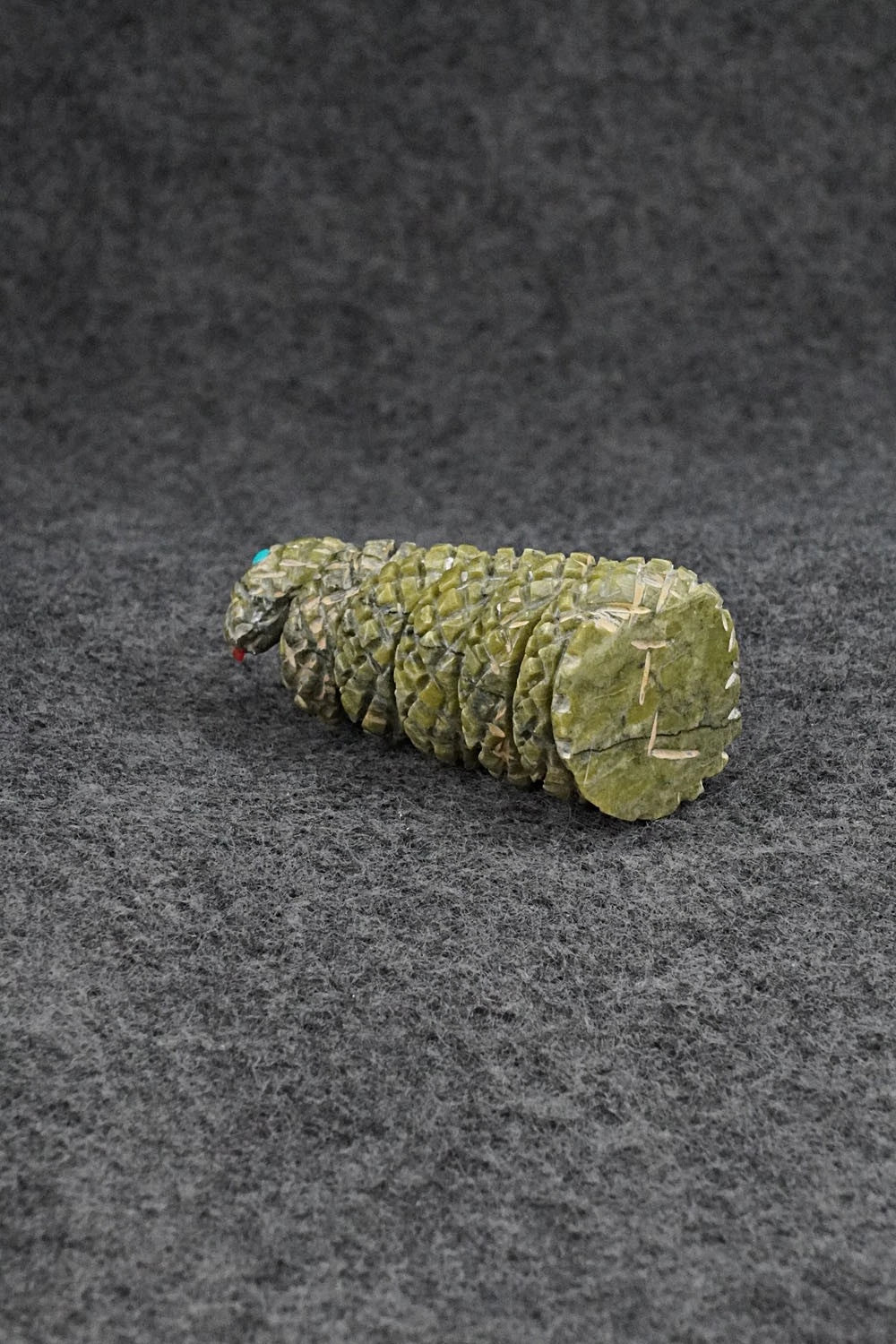 Rattlesnake Zuni Fetish Carving - Todd Etsate