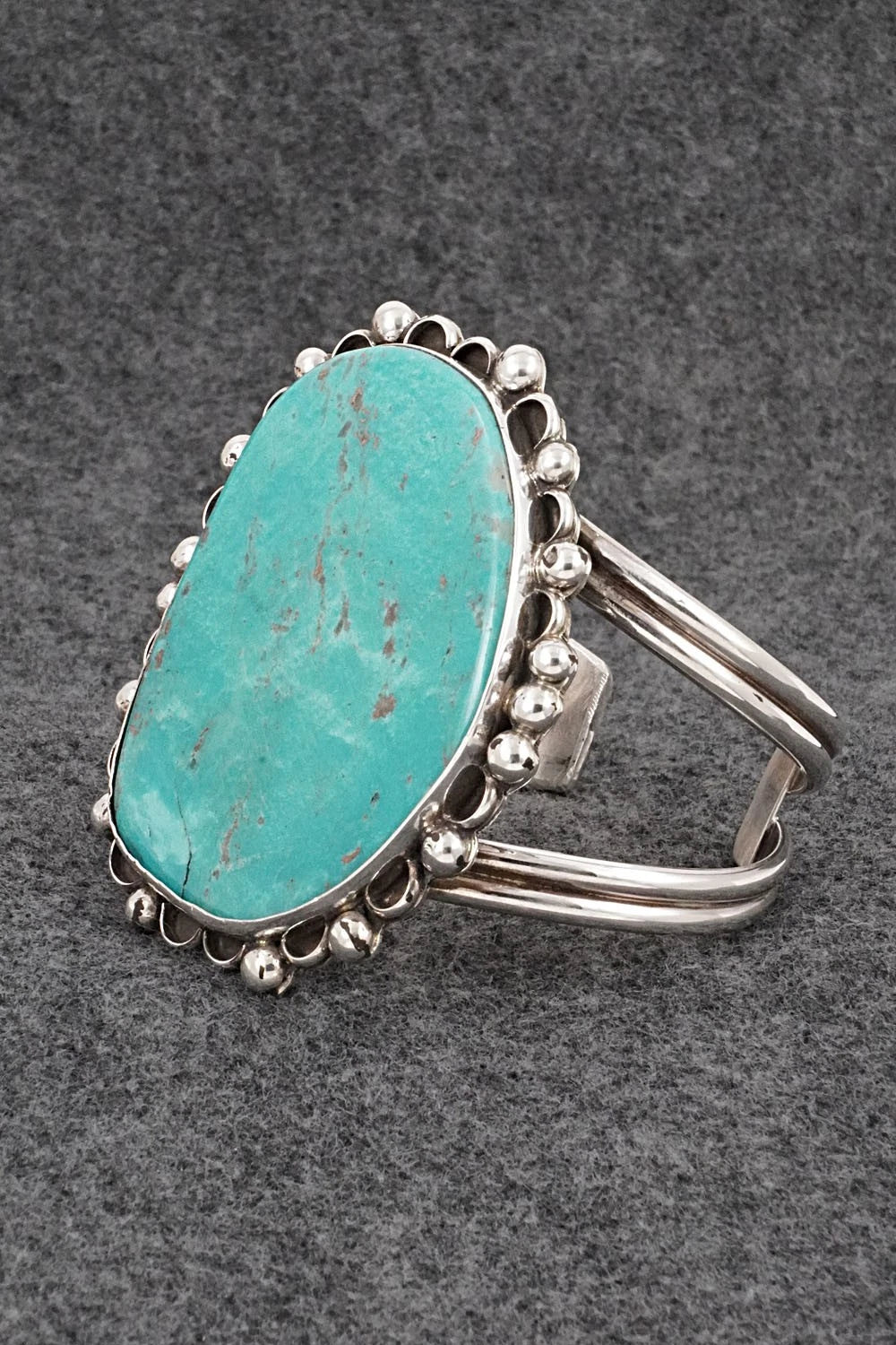 Turquoise & Sterling Silver Vintage Bracelet - Danny Henio