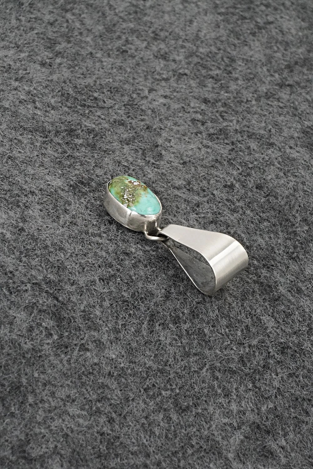 Turquoise & Sterling Silver Pendant - Rosemary Saunders