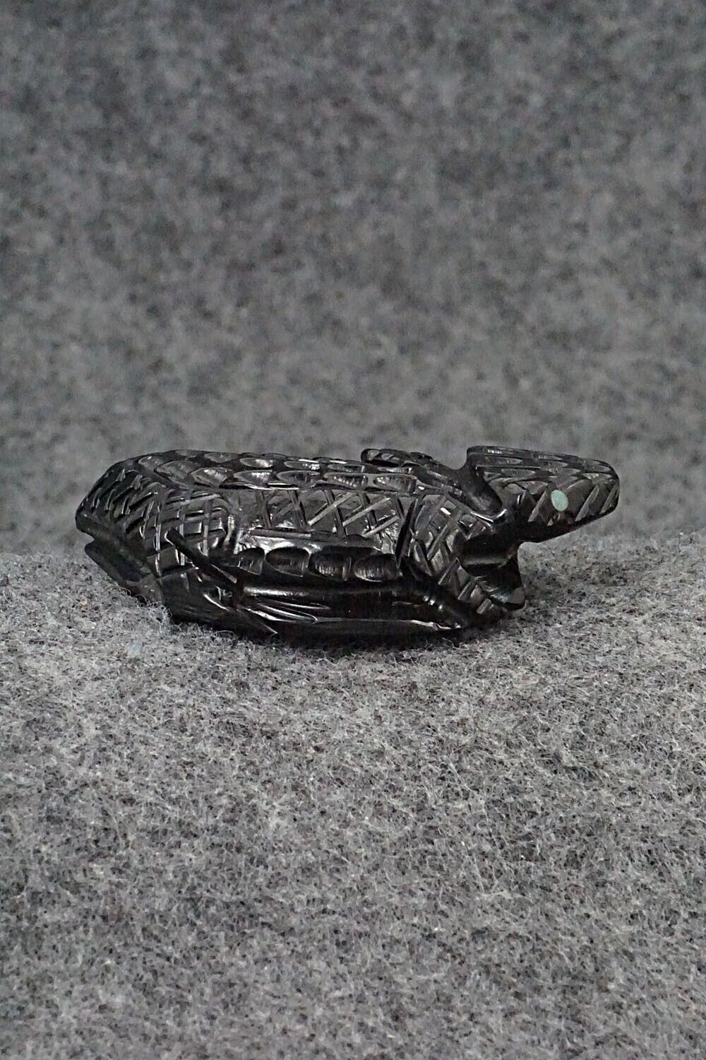 Horned Toad Zuni Fetish Carving - Jensen Charlie