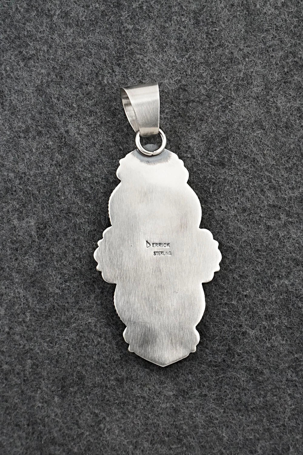 Turquoise and Sterling Silver Pendant - Derrick Gordon
