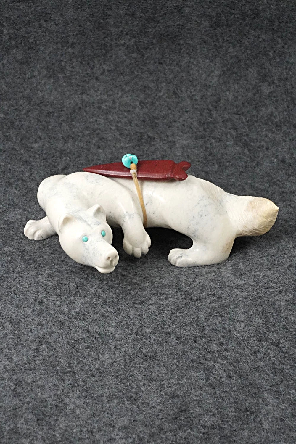 Wolf Zuni Fetish Carving - Albert Eustace
