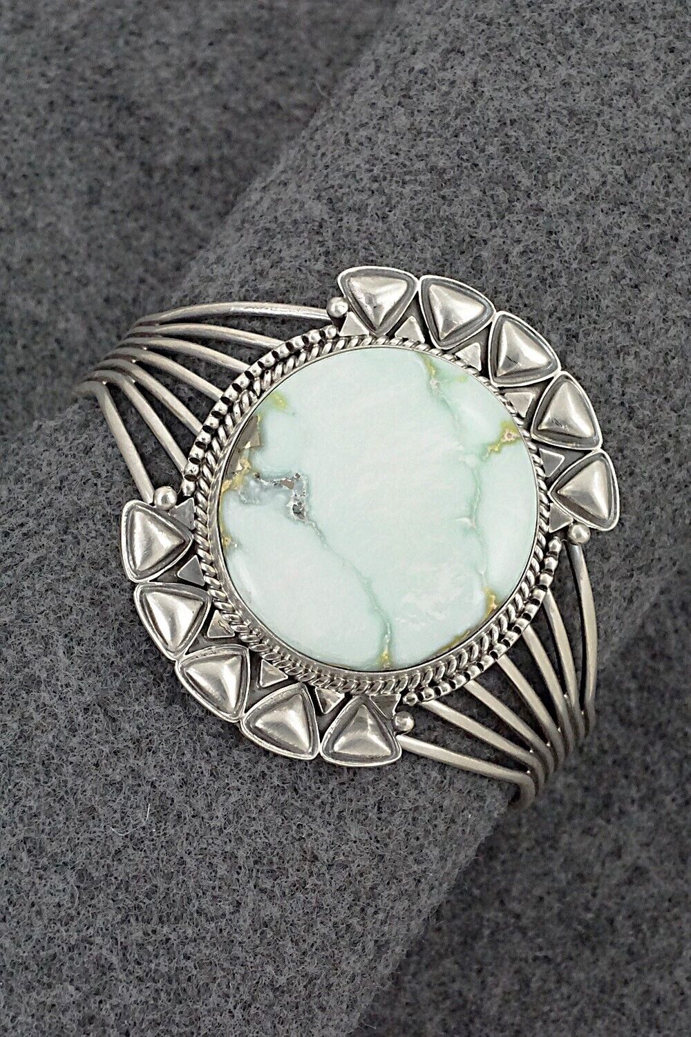 Variscite & Sterling Silver Bracelet - Derrick Gordon