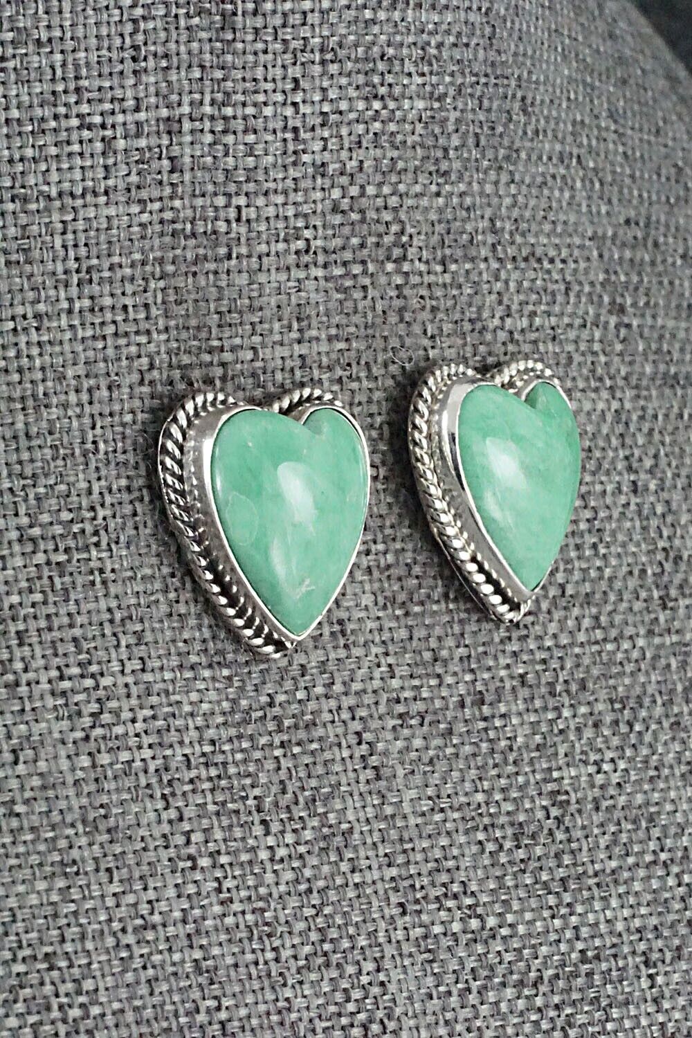 Turquoise and Sterling Silver Earrings - Sharon McCarthy