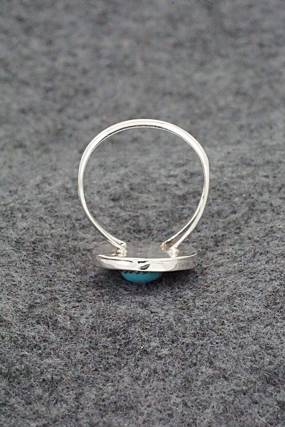 Turquoise & Sterling Silver Ring - Alice Rose Saunders - Size 9.25