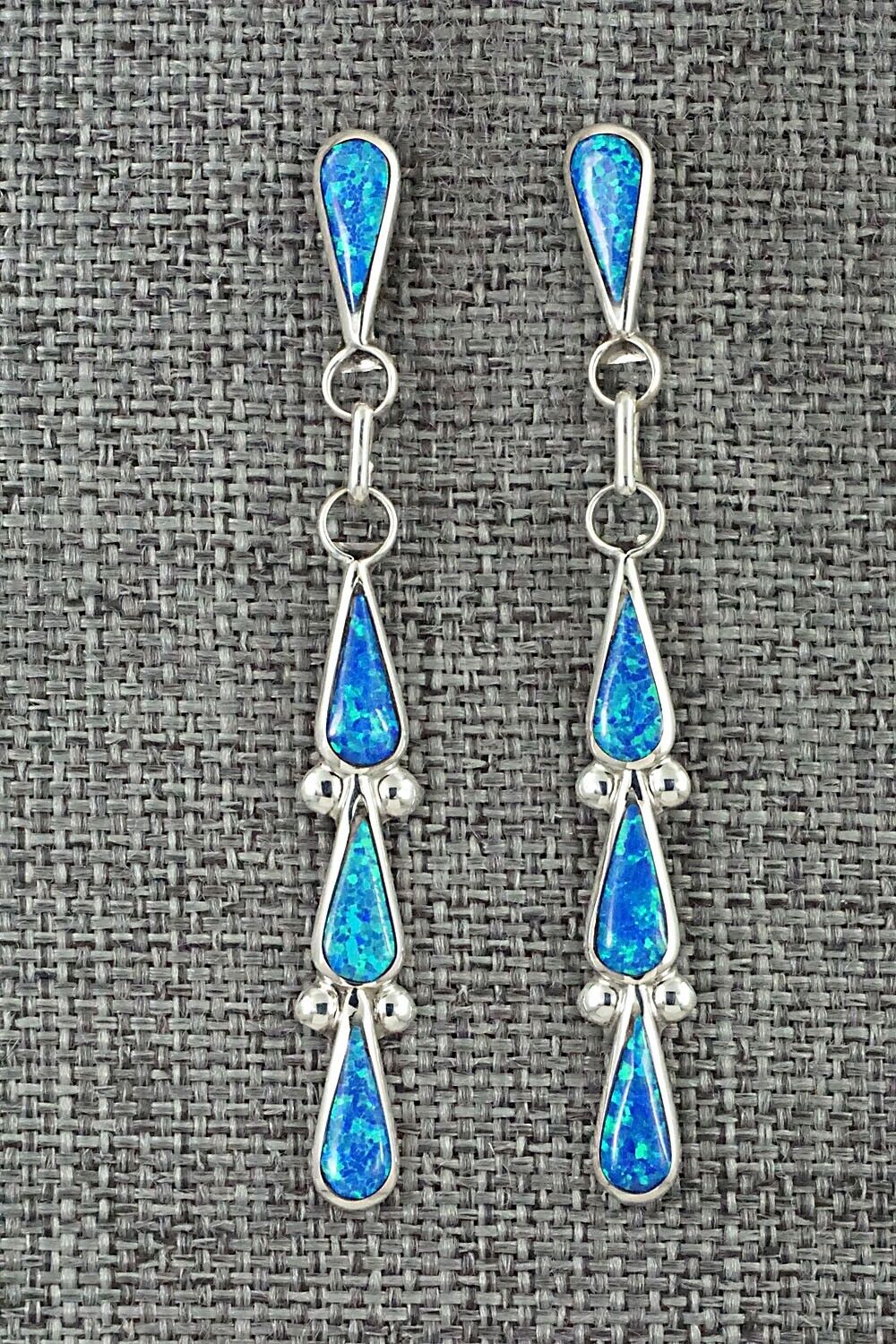 Opalite & Sterling Silver Earrings - Angela Gasper