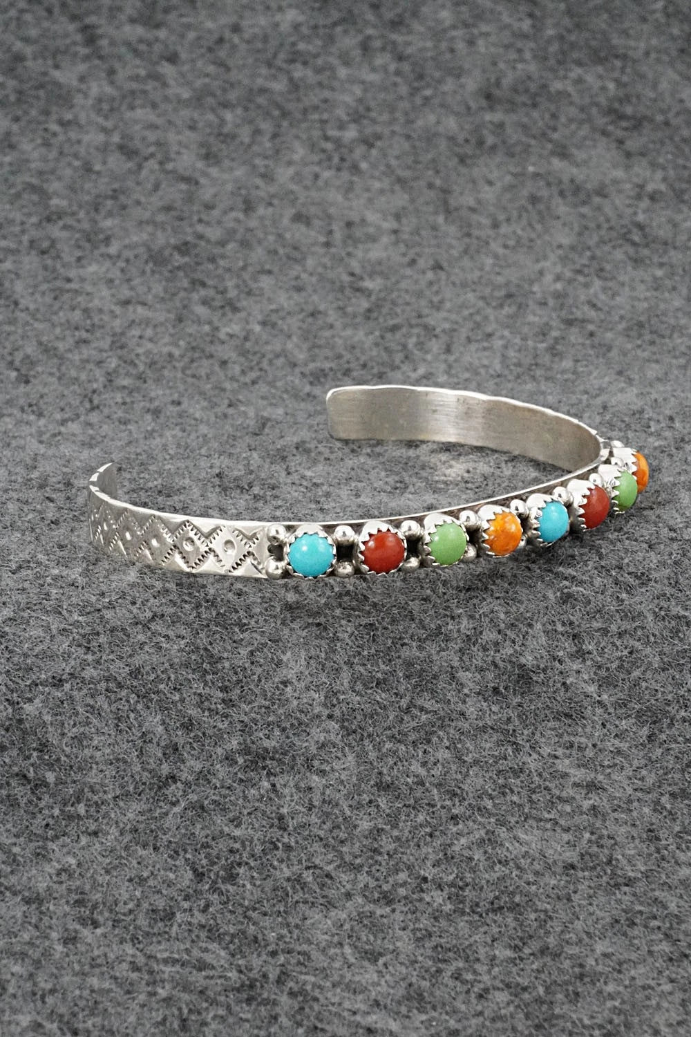 Multi-Stone & Sterling Silver Bracelet - Gaynell Parker