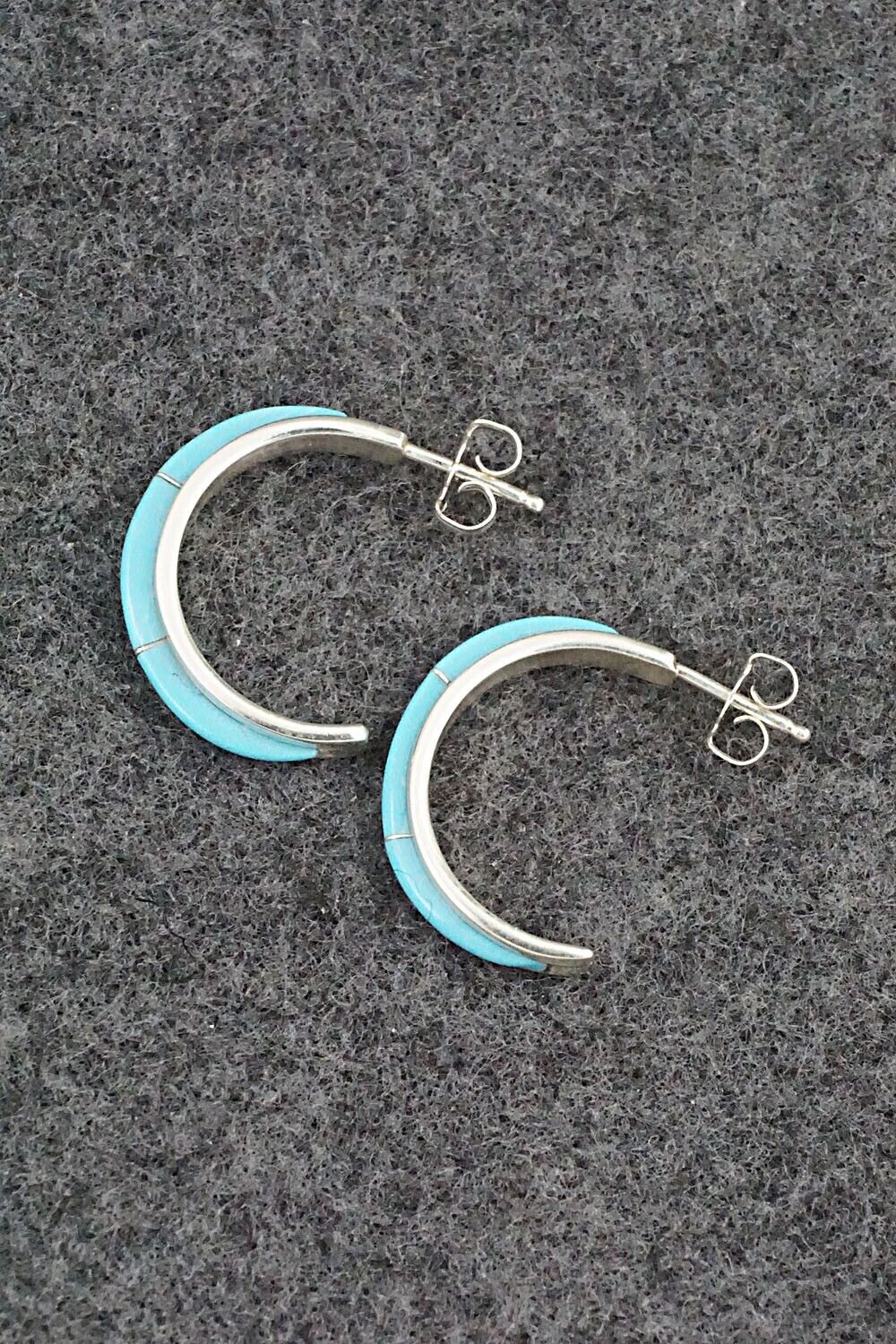 Turquoise & Sterling Silver Earrings - Bevis Massie