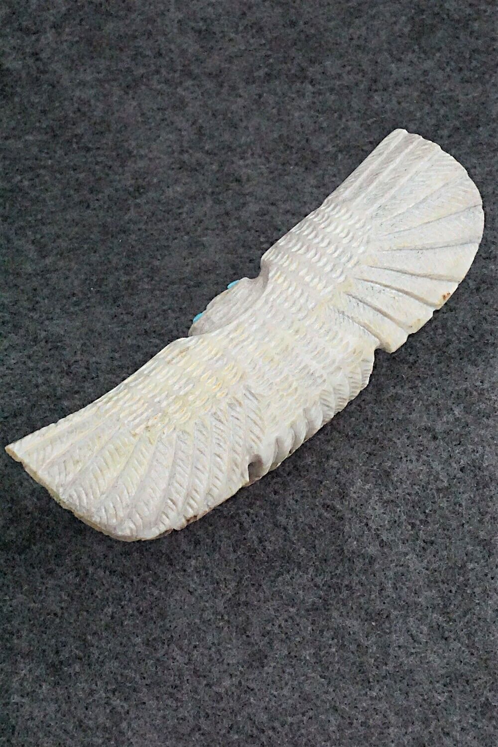 Owl Zuni Fetish Carving - Garrick Weeka