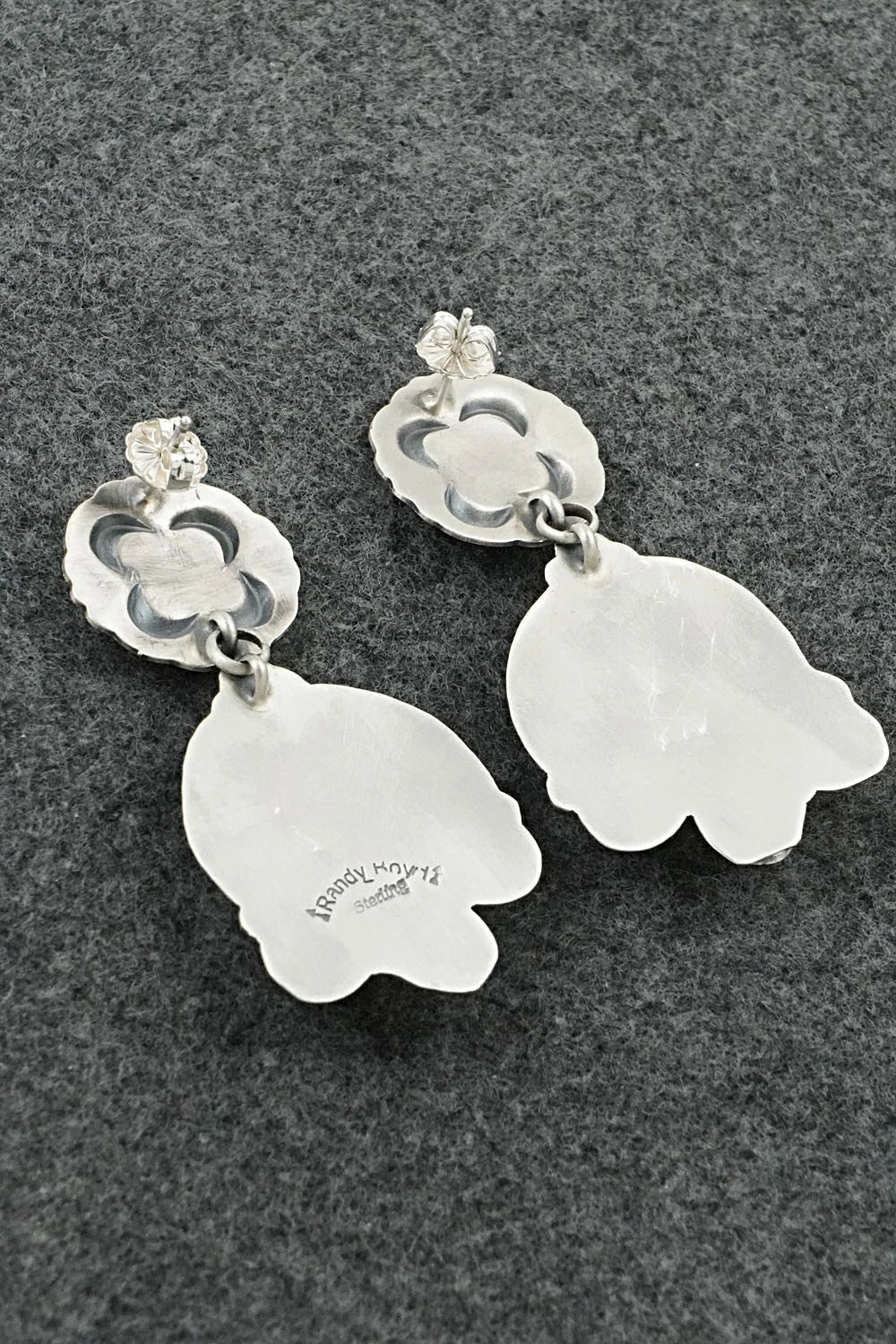 Turquoise & Sterling Silver Earrings - Randy Boyd