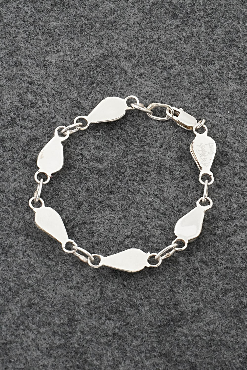 Turquoise & Sterling Silver Link Bracelet - Terrance Panteah