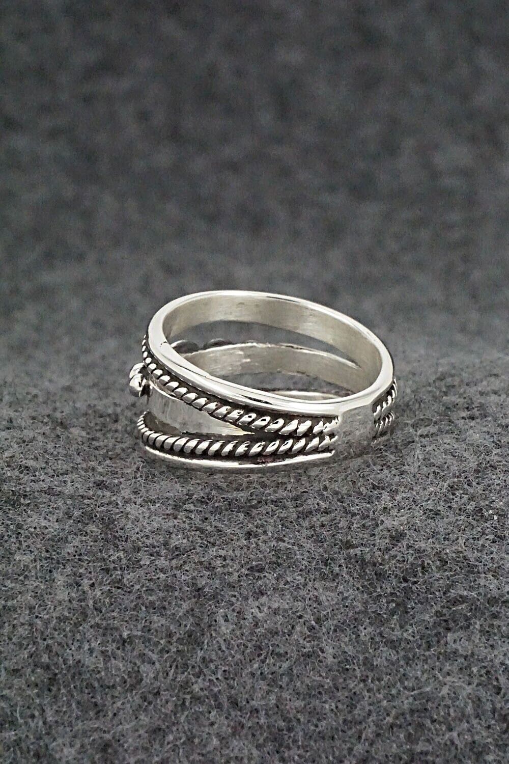 Sterling Silver Ring - Raymond Coriz - Size 9.5