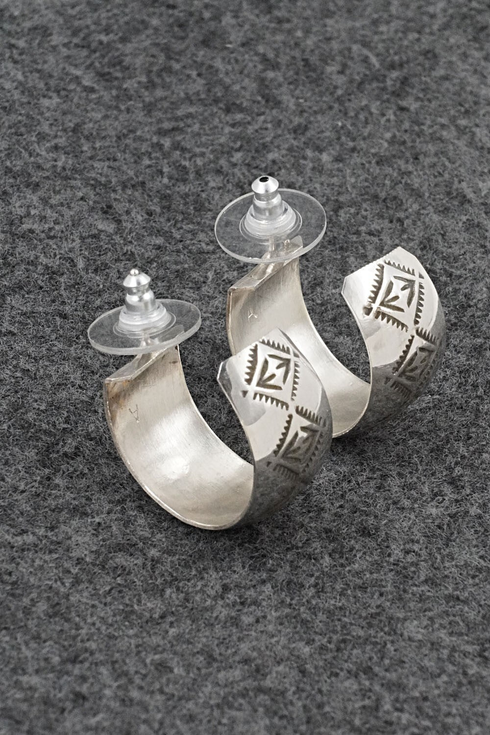 Sterling Silver Hoop Earrings - Nora Ashley