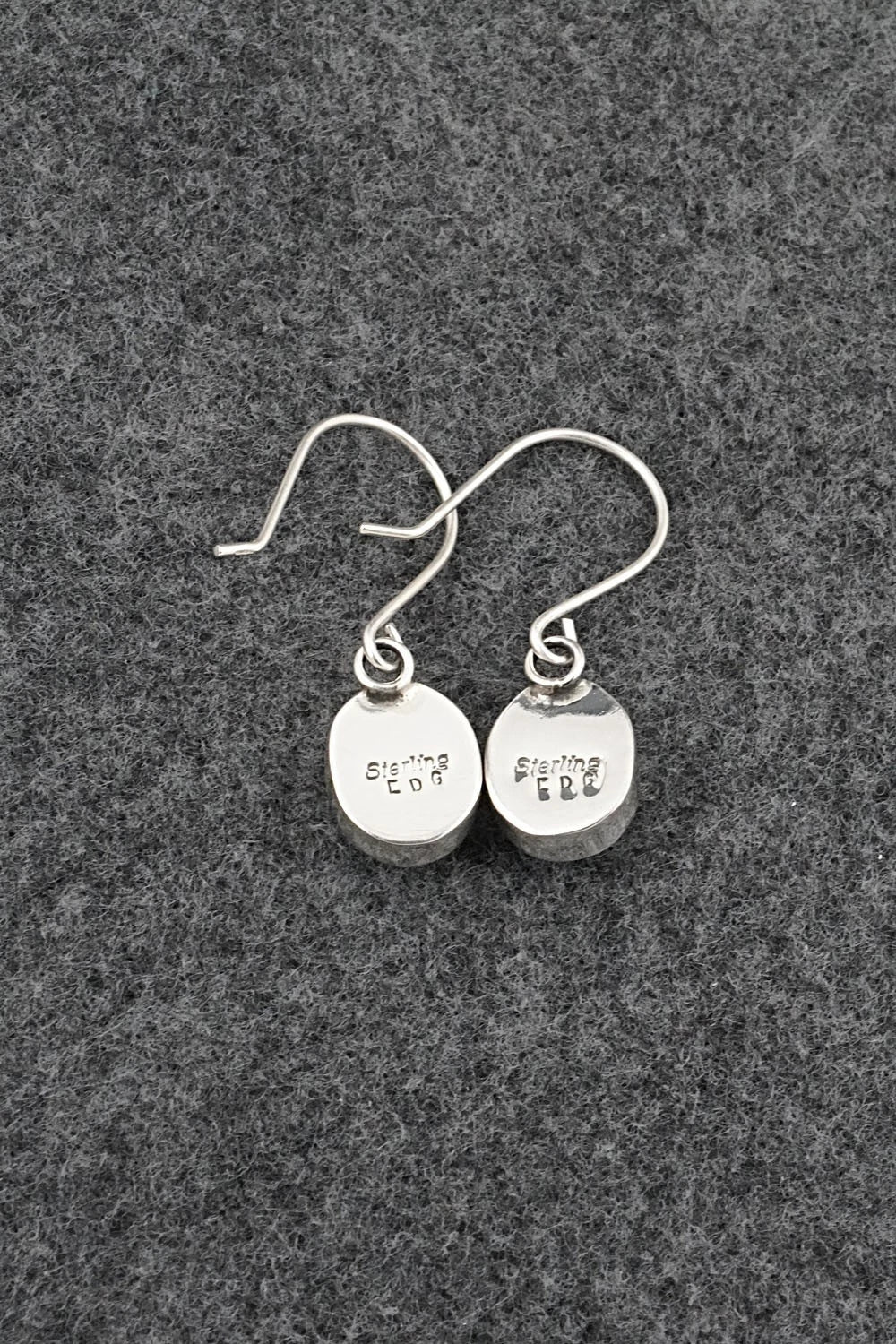 Turquoise & Sterling Silver Earrings - Eugene Gruber