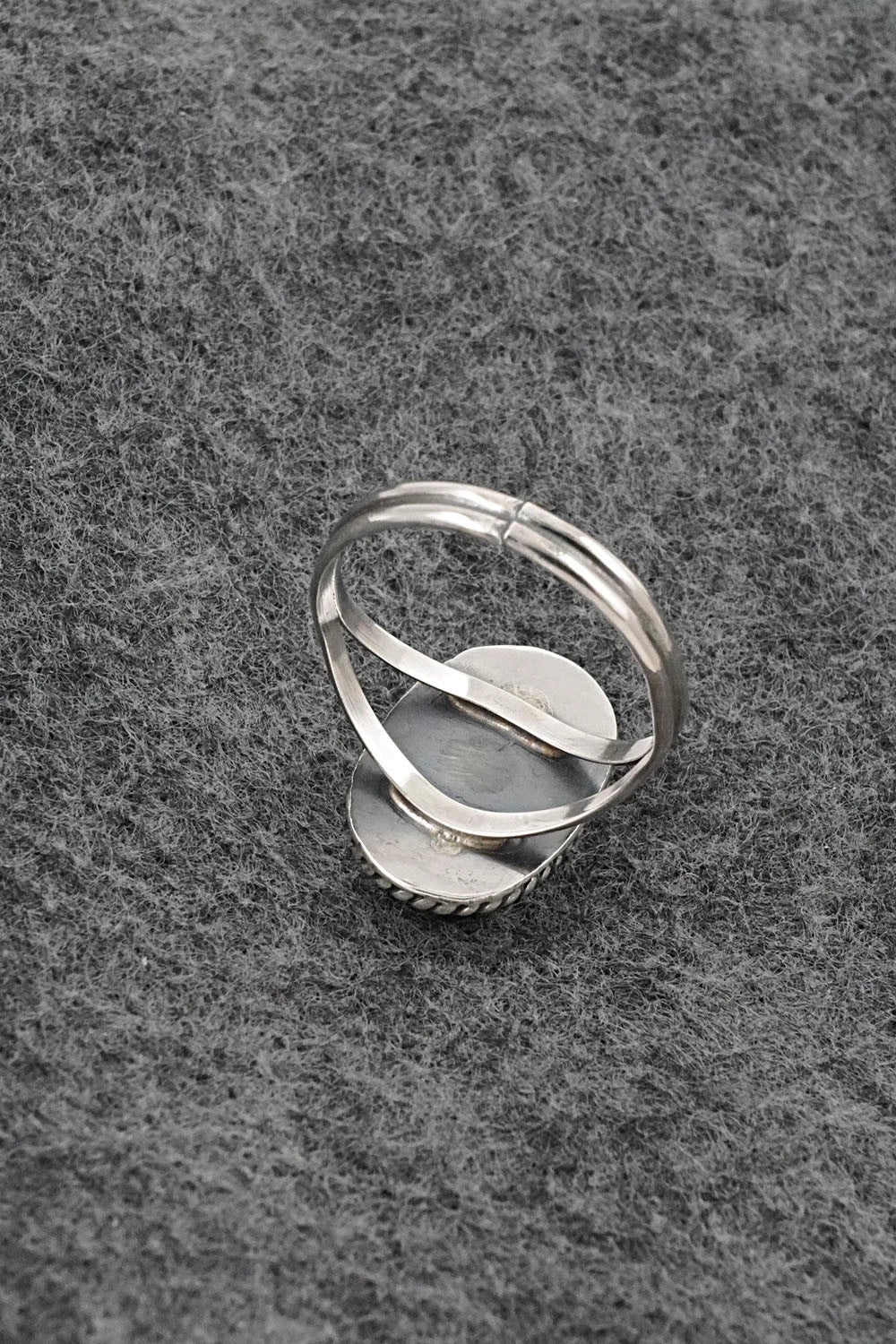 Turquoise & Sterling Silver Ring - Rosemary Saunders - Size 8