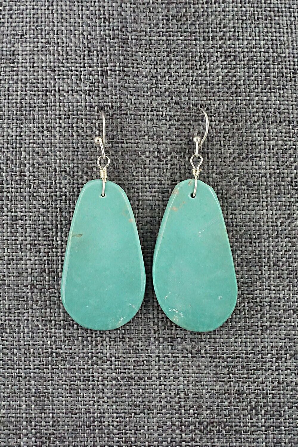 Turquoise & Sterling Silver Earrings - Joe Garcia