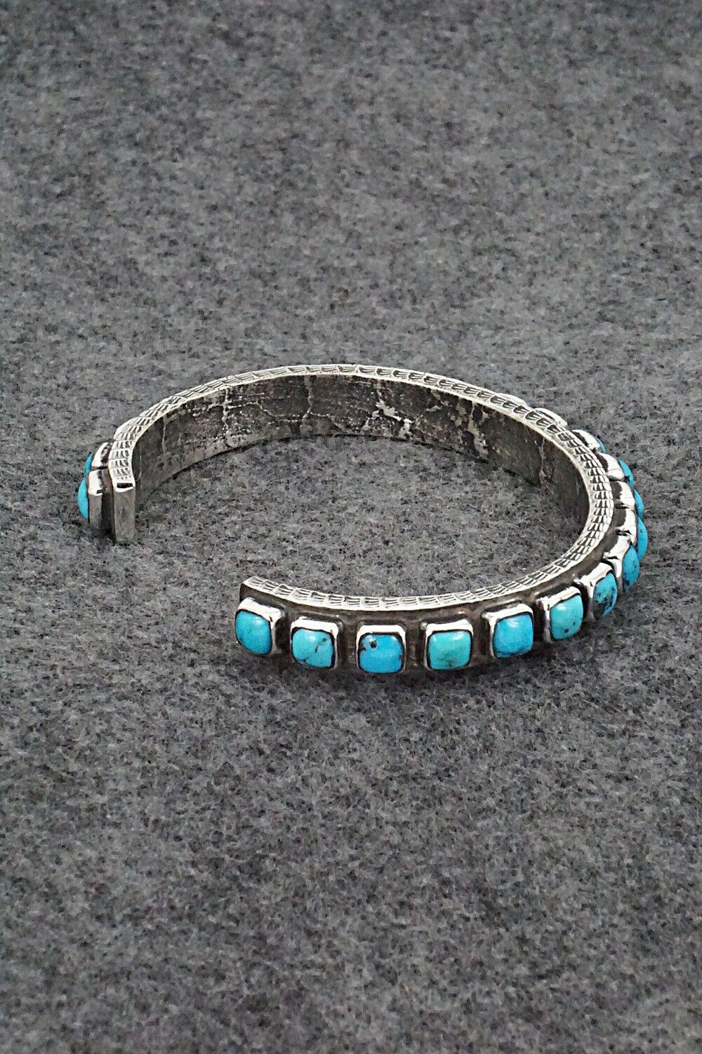 Turquoise & Sterling Silver Bracelet - Ernest Rangel