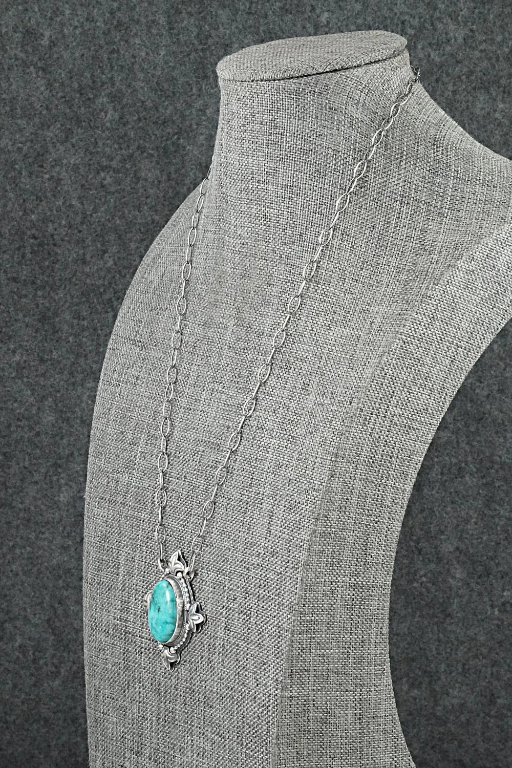 Turquoise & Sterling Silver Necklace - Randy Boyd