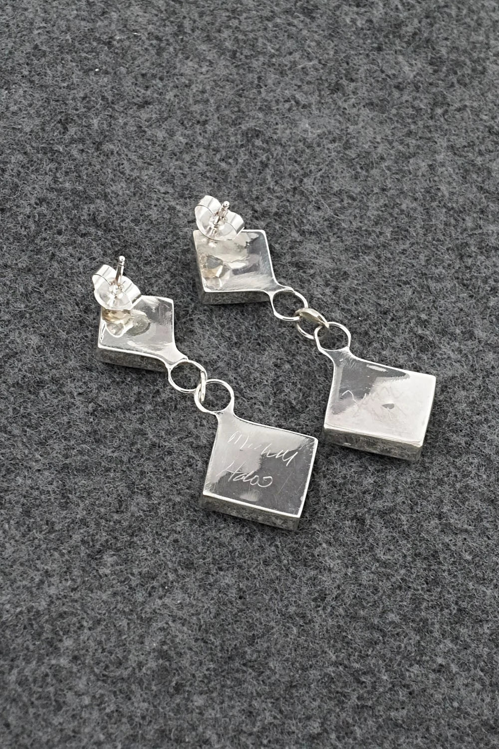 Turquoise & Sterling Silver Earrings - Michelle Haloo
