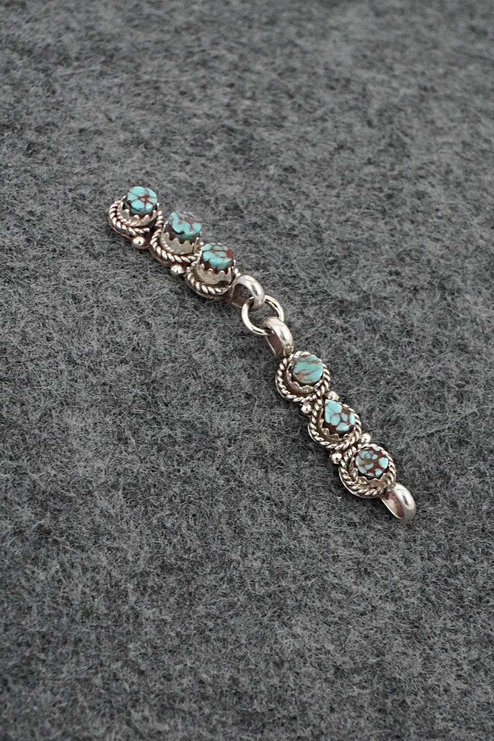 Turquoise & Sterling Silver Pendant - Jared Burns
