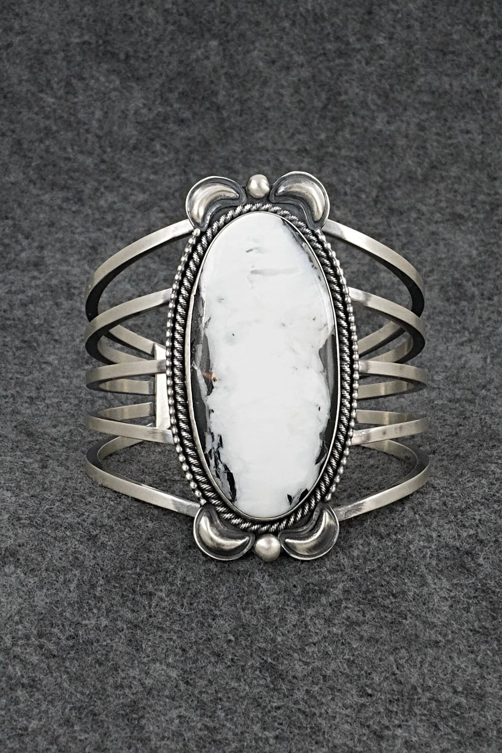 White Buffalo & Sterling Silver Bracelet - Paul Livingston
