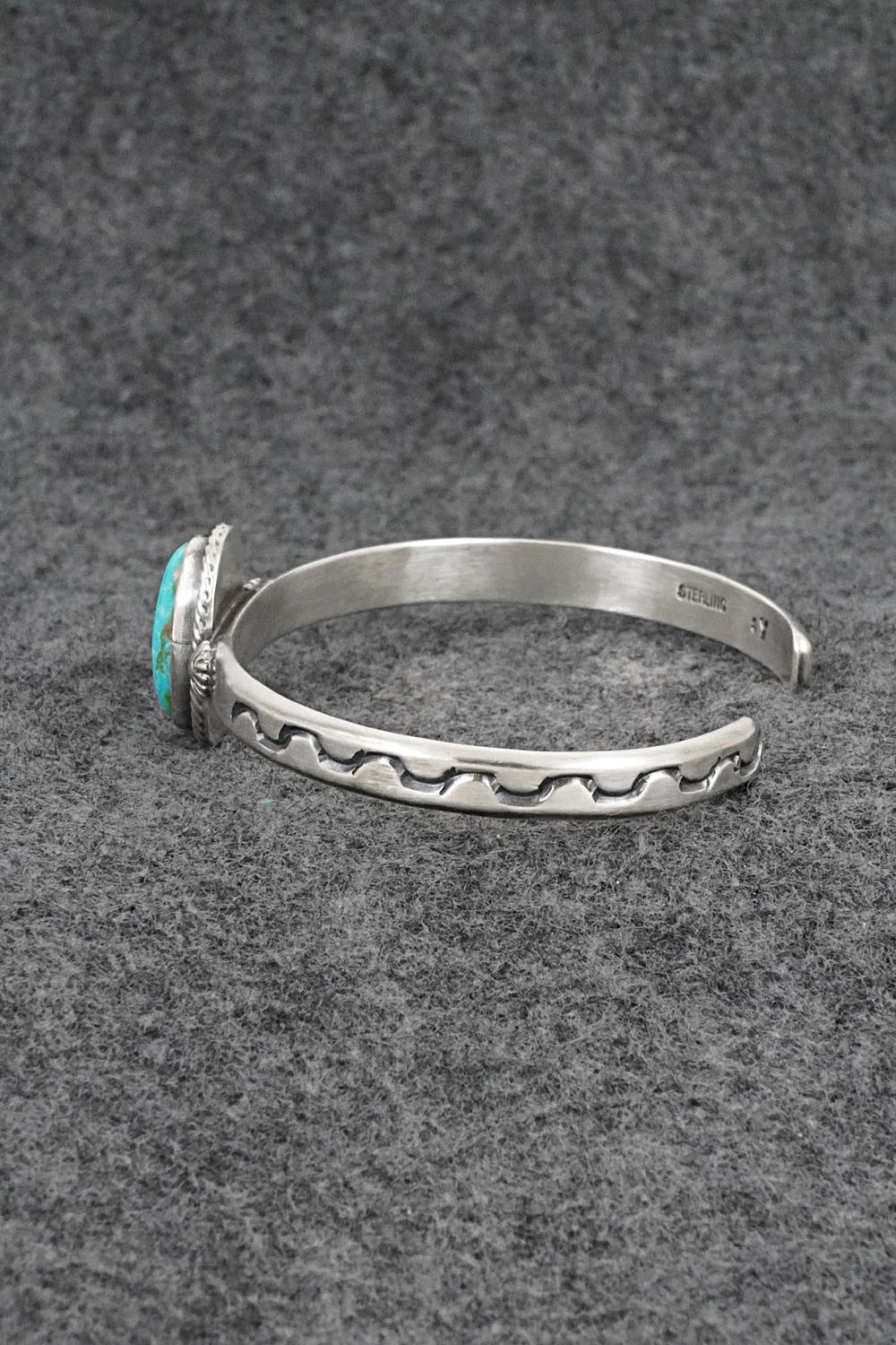 Turquoise & Sterling Silver Bracelet - Samuel Yellowhair
