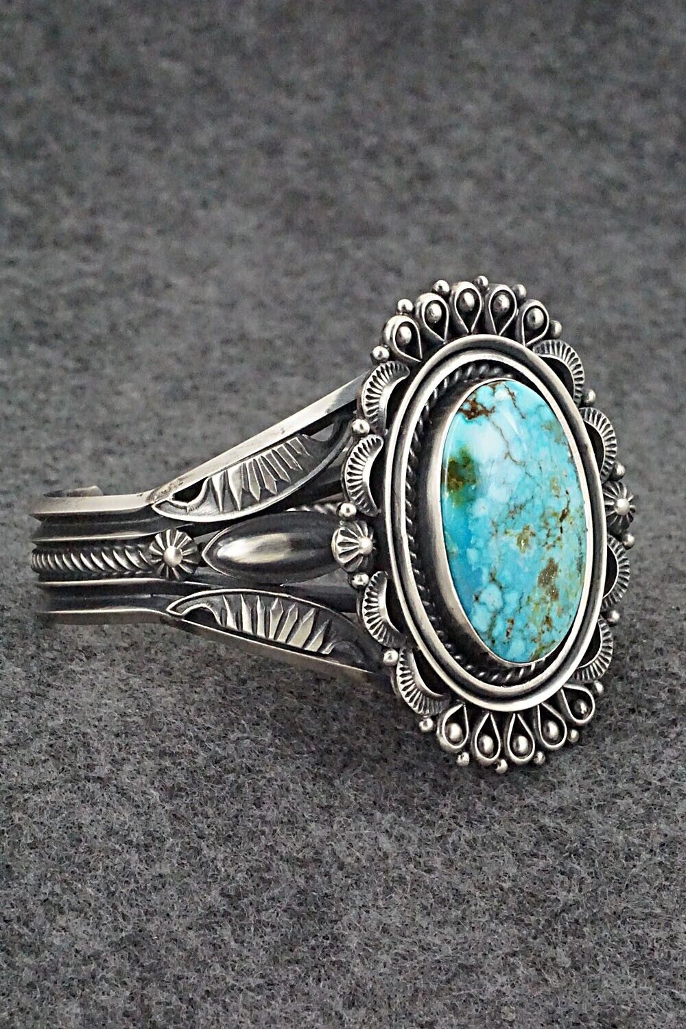 Turquoise & Sterling Silver Bracelet - Derrick Gordon