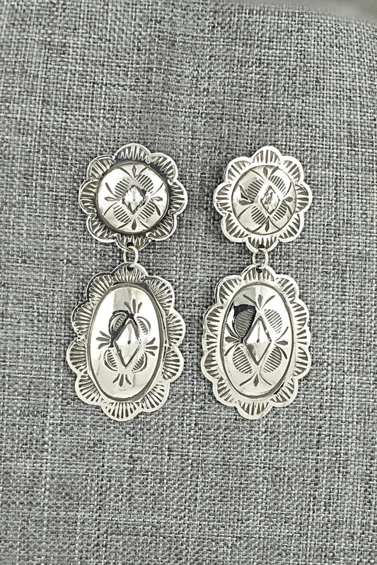 Sterling Silver Earrings - Bertha Begay