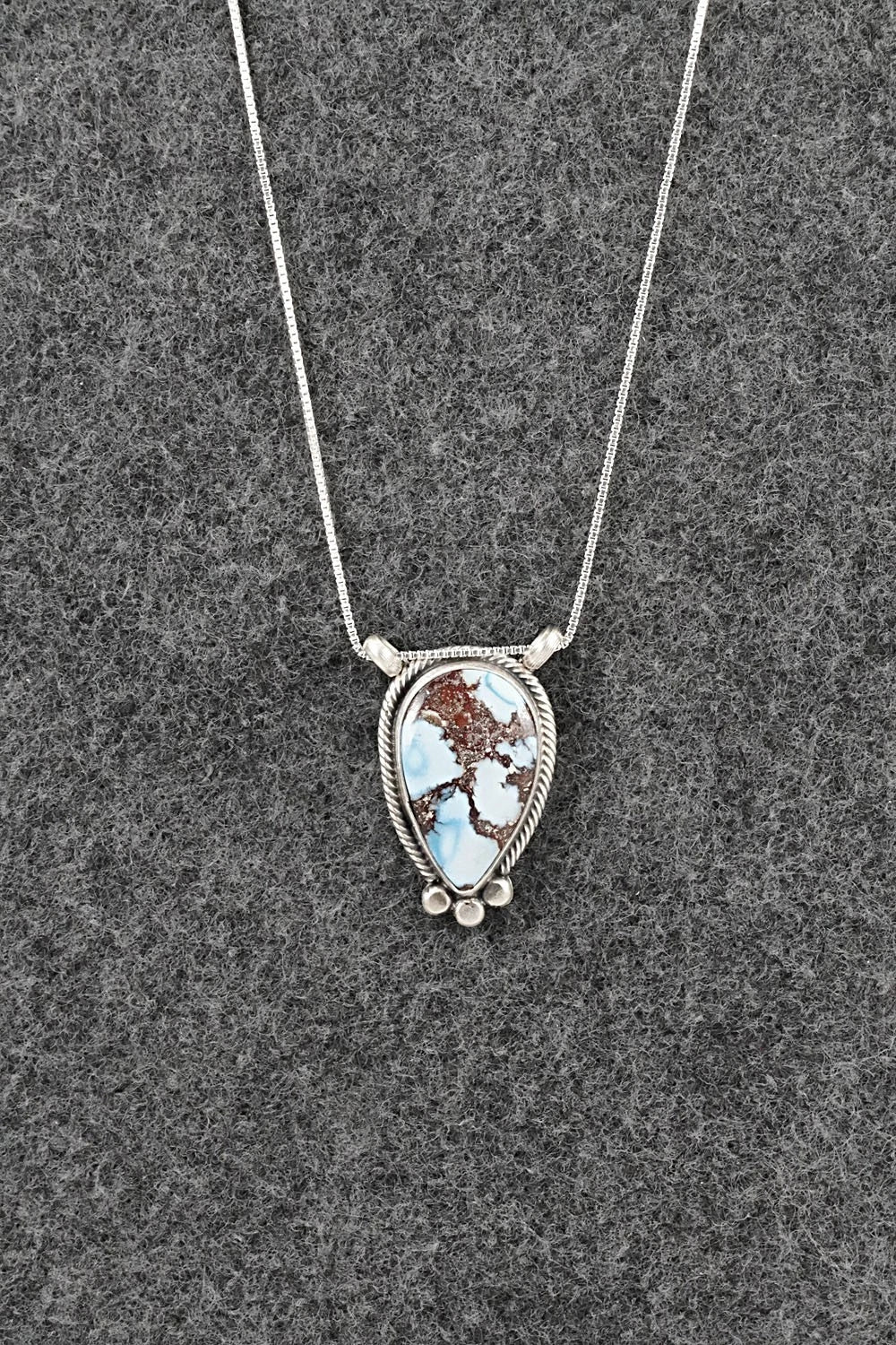 Turquoise & Sterling Silver Necklace - Sharon McCarthy