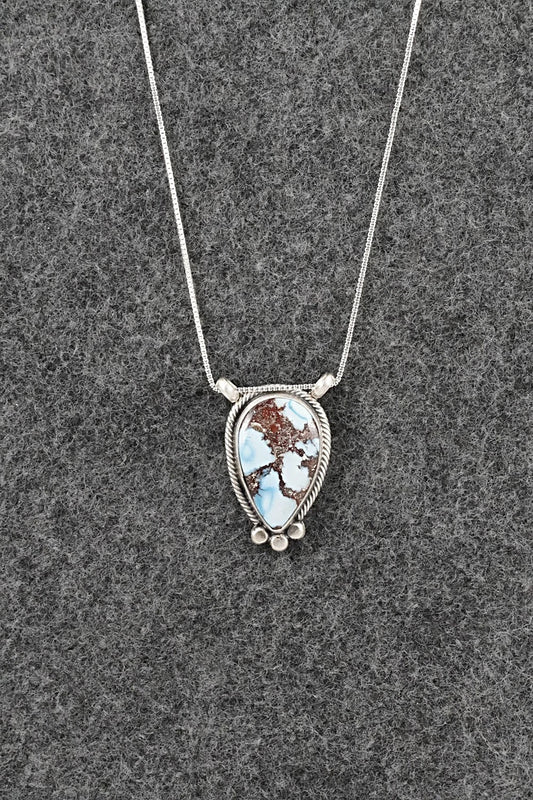 Turquoise & Sterling Silver Necklace - Sharon McCarthy