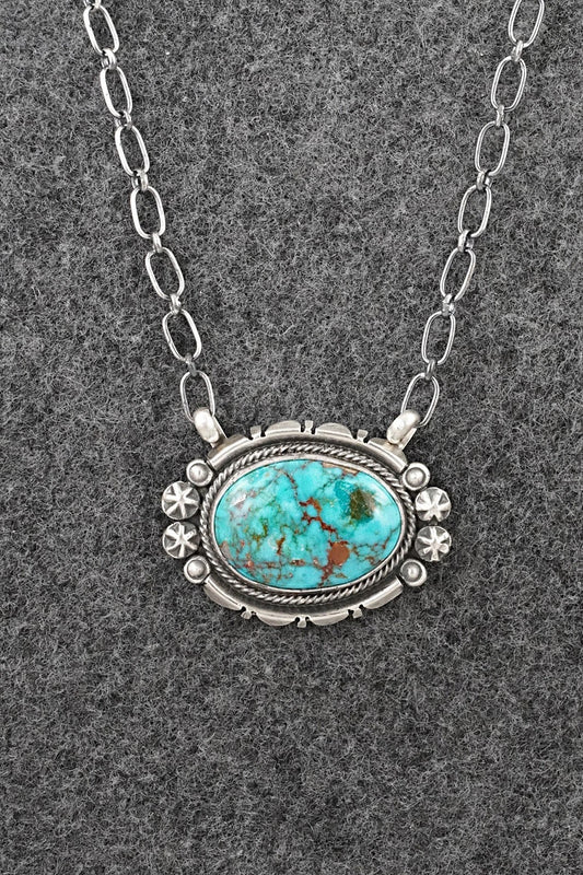 Turquoise & Sterling Silver Necklace - Marita Benally
