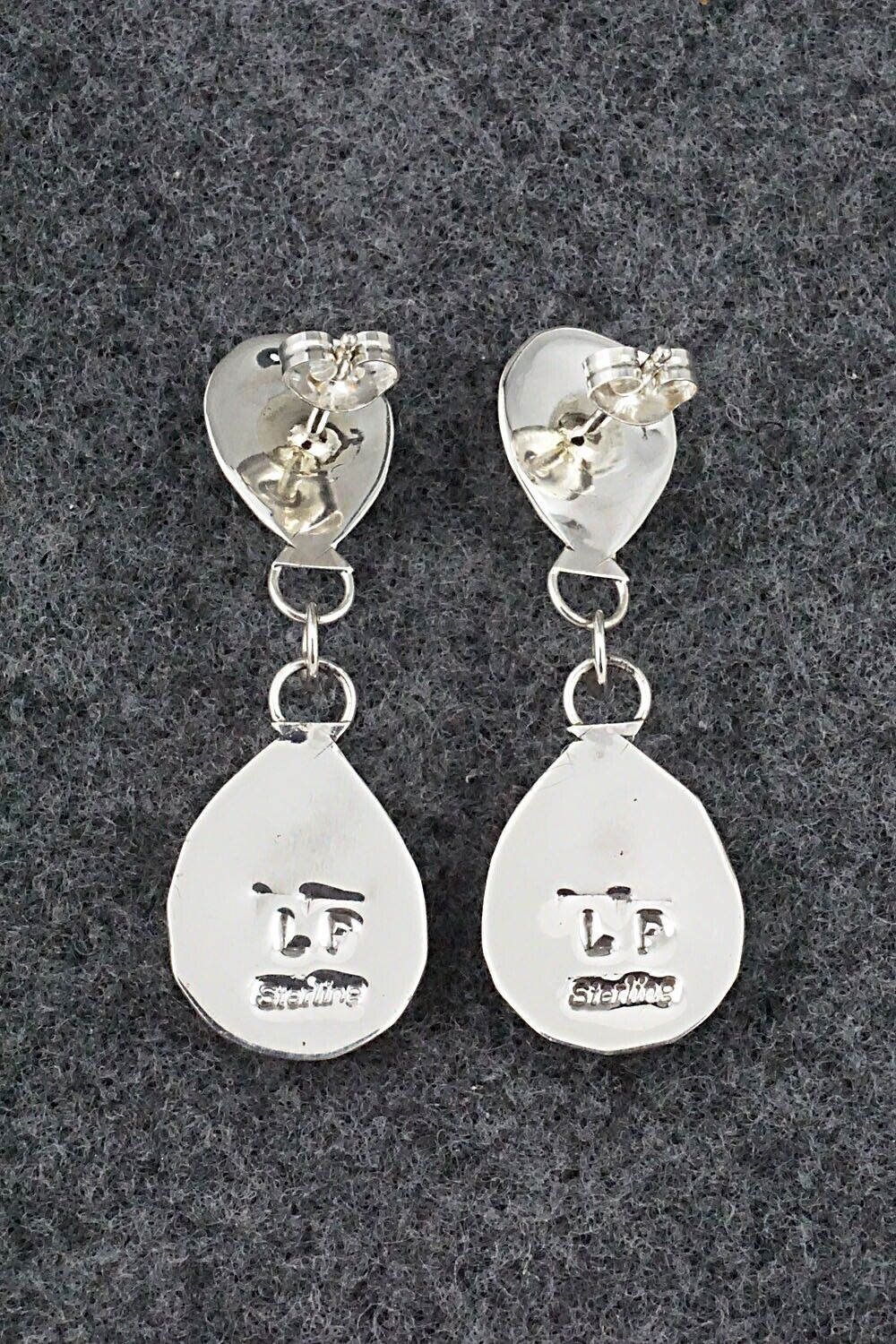 Turquoise & Sterling Silver Earrings - Leroy Parker
