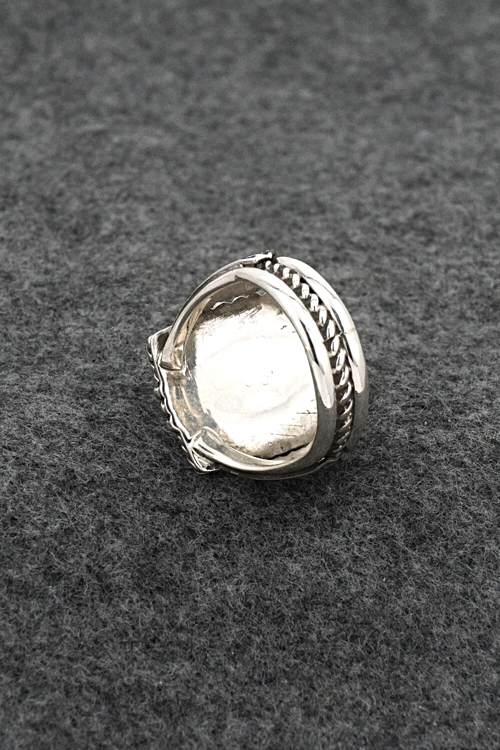 Turquoise & Sterling Silver Ring - Gregg Yazzie - Size 8