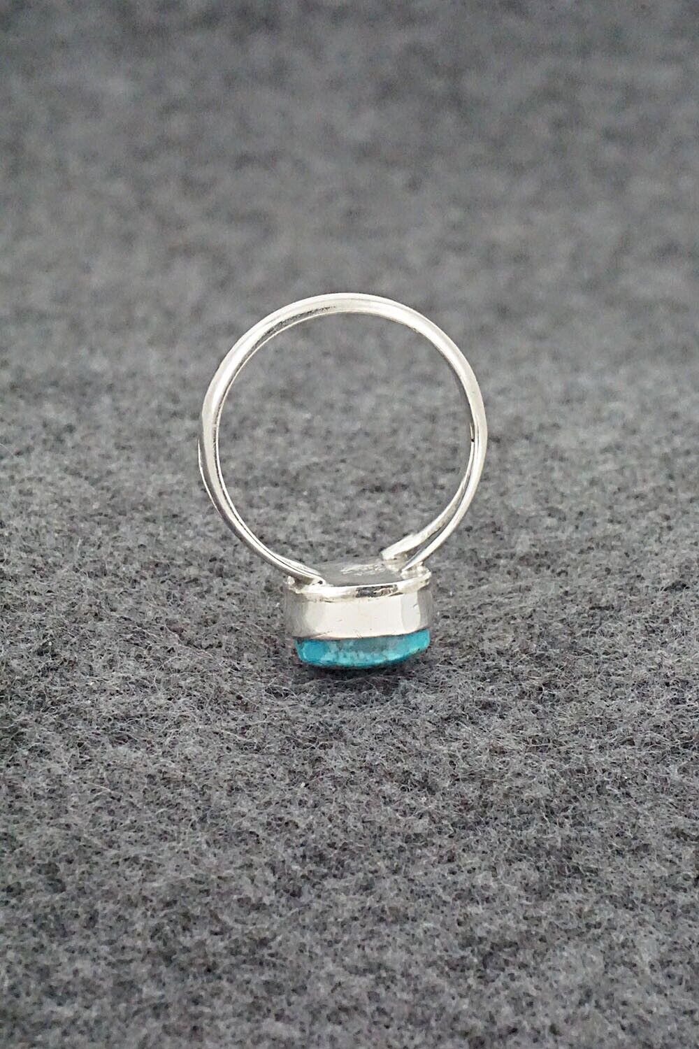 Turquoise & Sterling Silver Ring - Theresa Smith - Size 6.75