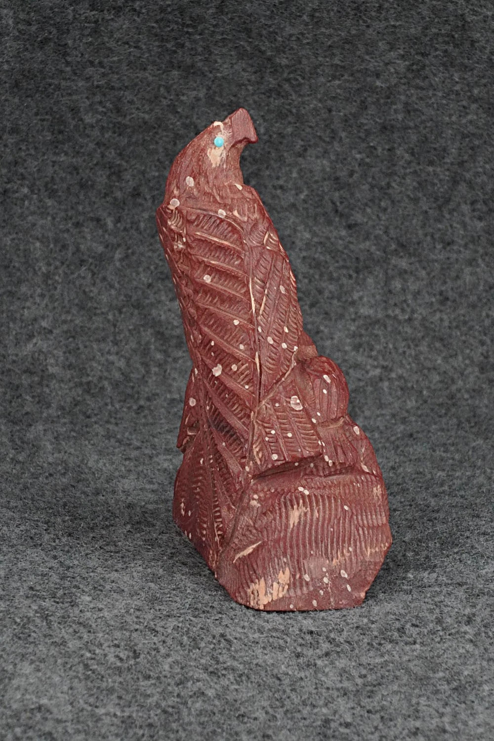 Eagle Zuni Fetish Carving - Derrick Kammasee