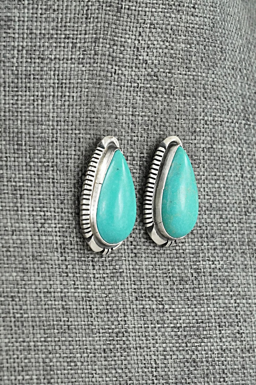 Turquoise & Sterling Silver Earrings - Thomas Francisco