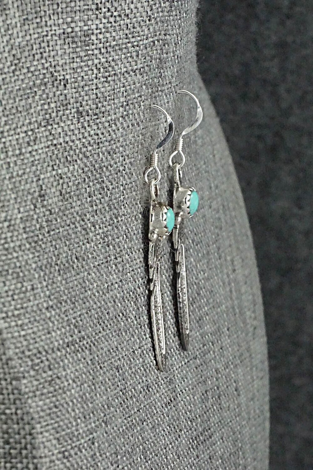 Turquoise & Sterling Silver Earrings - Sharon McCarthy