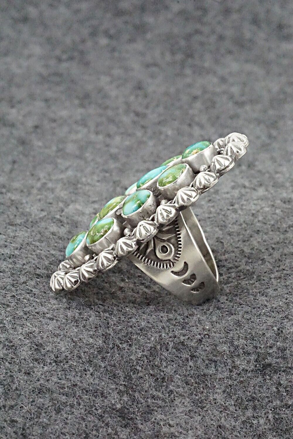 Turquoise & Sterling Silver Ring - Paige Gordon - Size 8.5