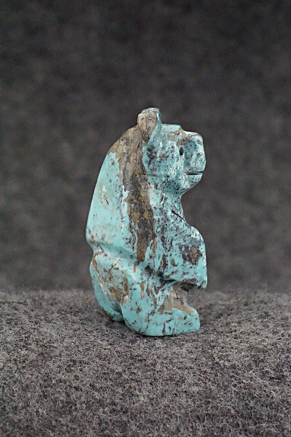 Bear Zuni Fetish Carving - Reynold Lunasee