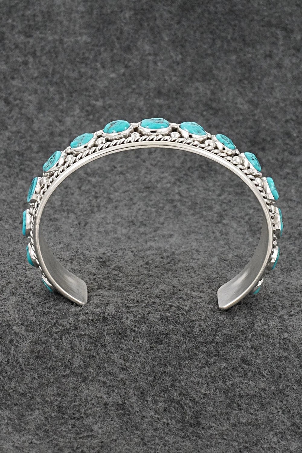 Turquoise & Sterling Silver Bracelet - Chester Charley