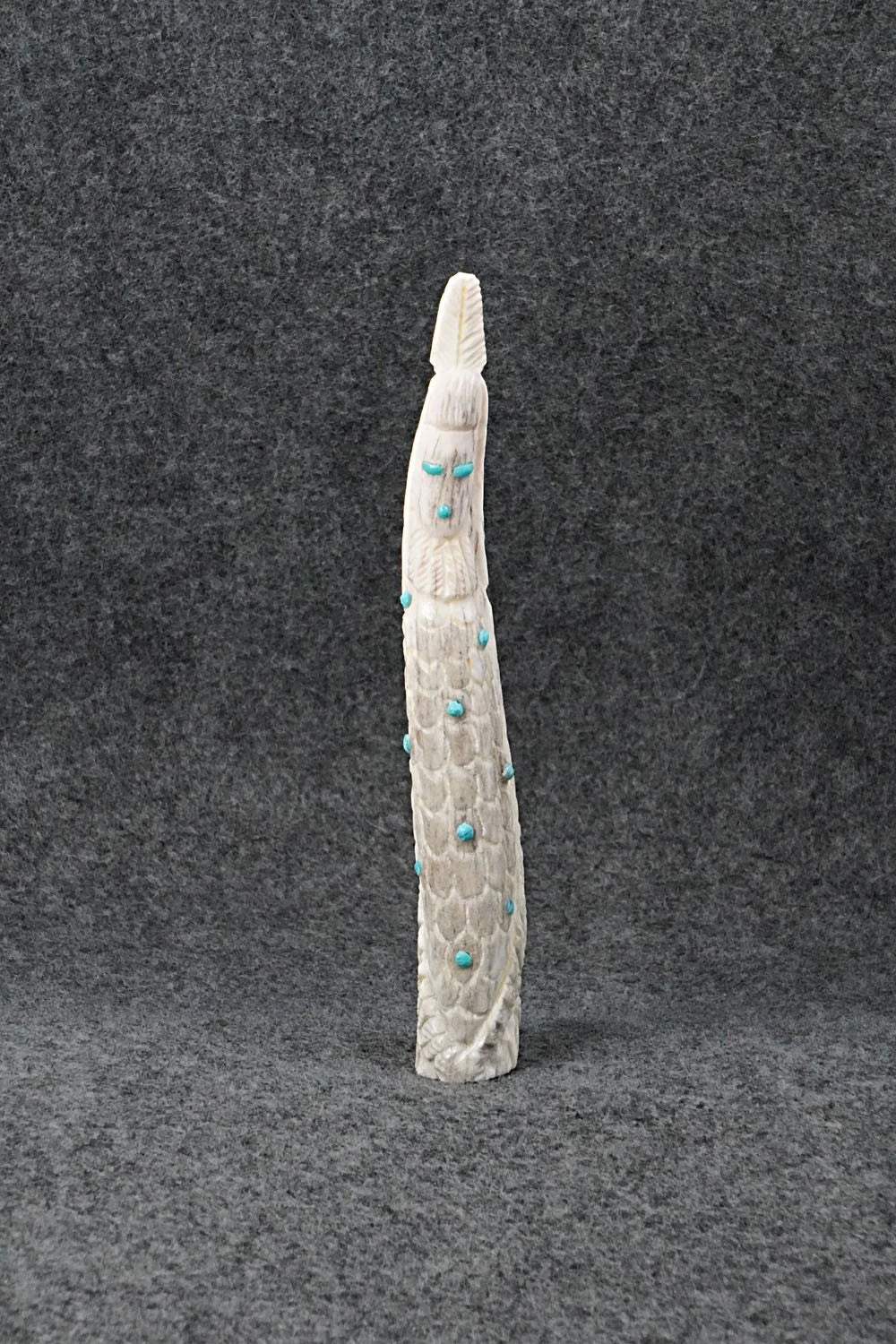 Corn Maiden Zuni Fetish Carving - Garrick Weeka