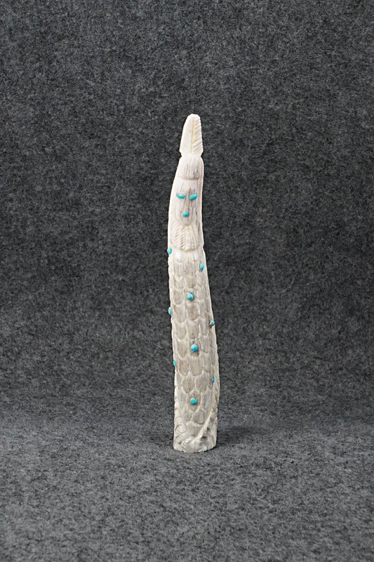 Corn Maiden Zuni Fetish Carving - Garrick Weeka