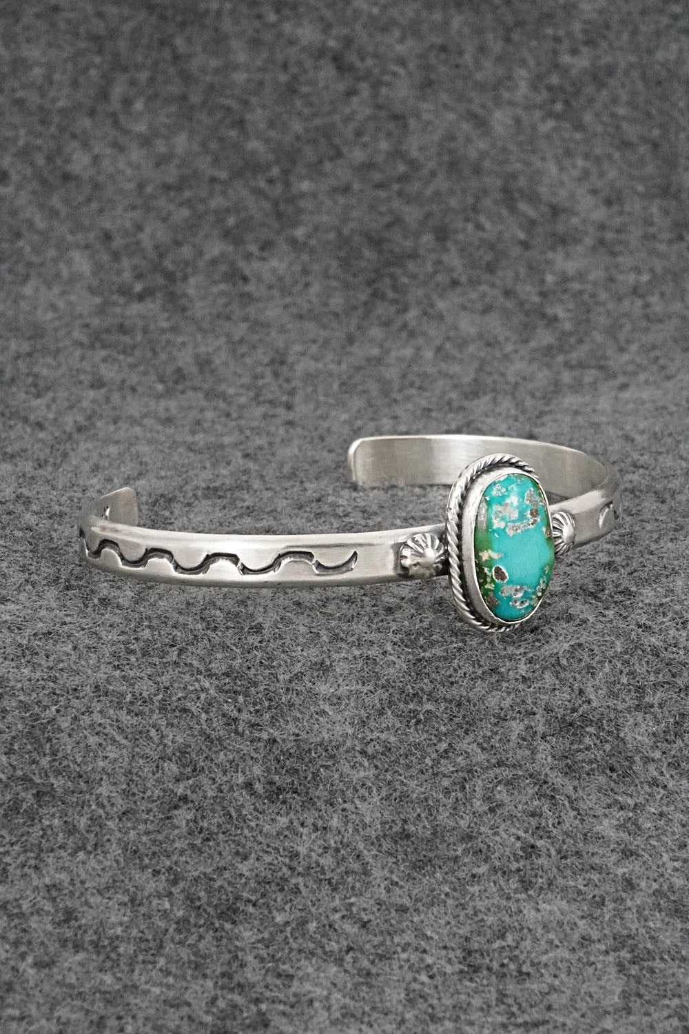 Turquoise & Sterling Silver Bracelet - Samuel Yellowhair