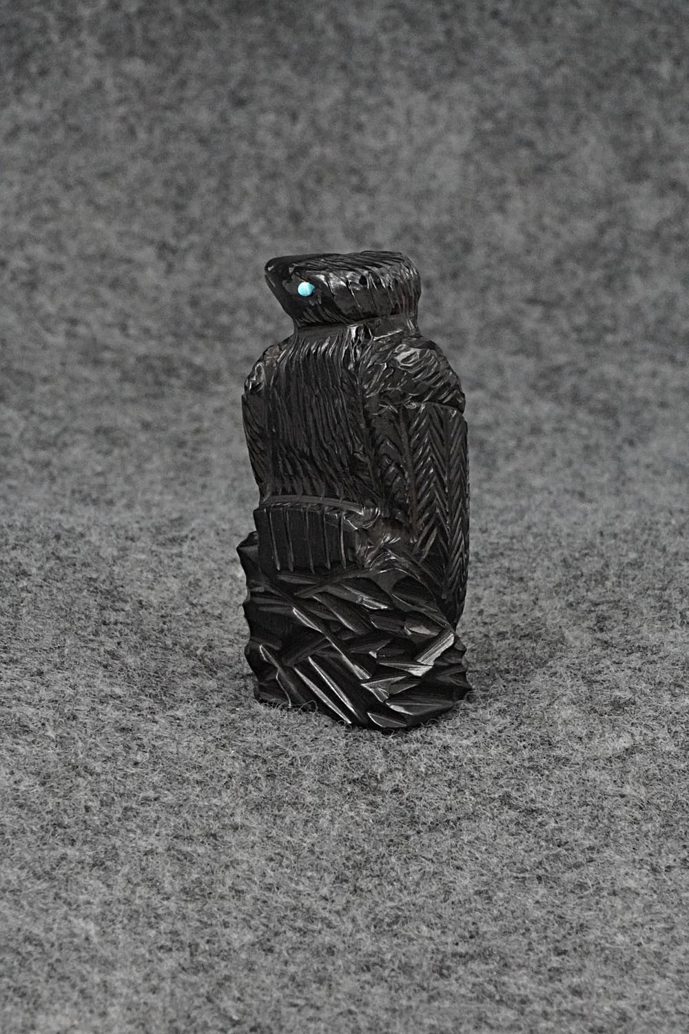 Crow Zuni Fetish Carving - Mike Tucson