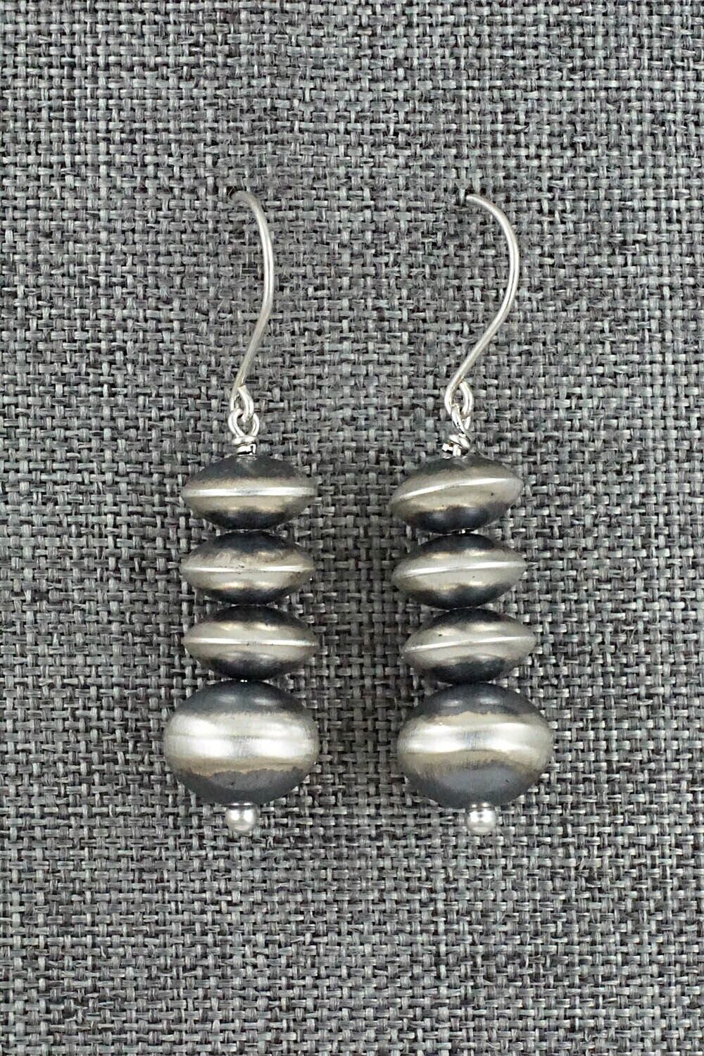 Sterling Silver Navajo Pearl Earrings - Bryannen Halwood